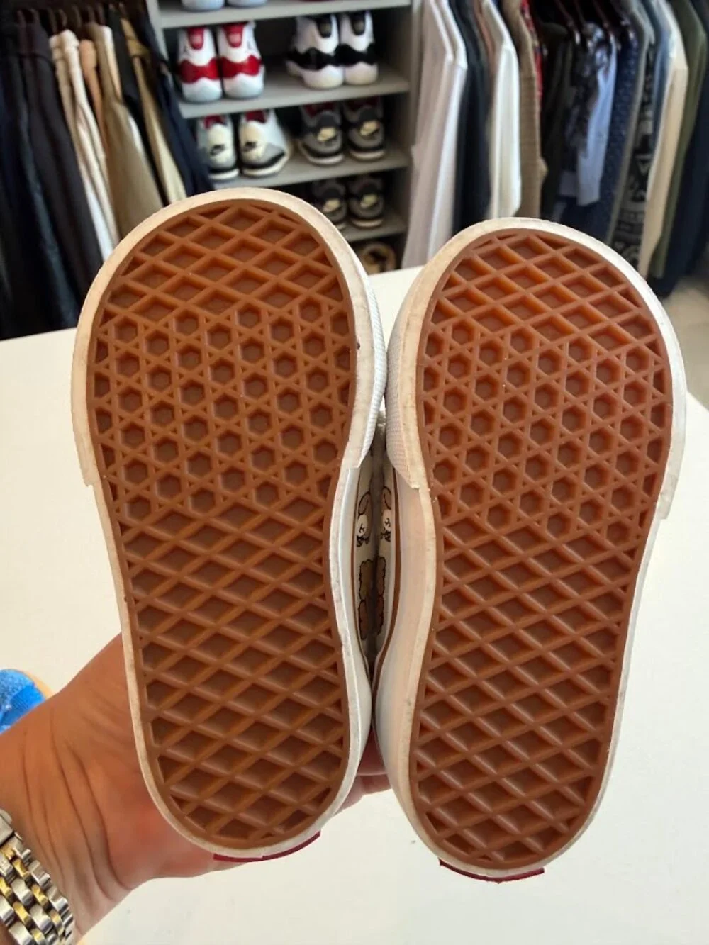 Teddy Bear Vans | Toddler Size 4.5